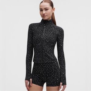 NWT Lululemon Women's Define Cropped Jacket Nulu Heart Scatter Dot Print | Sz: 6